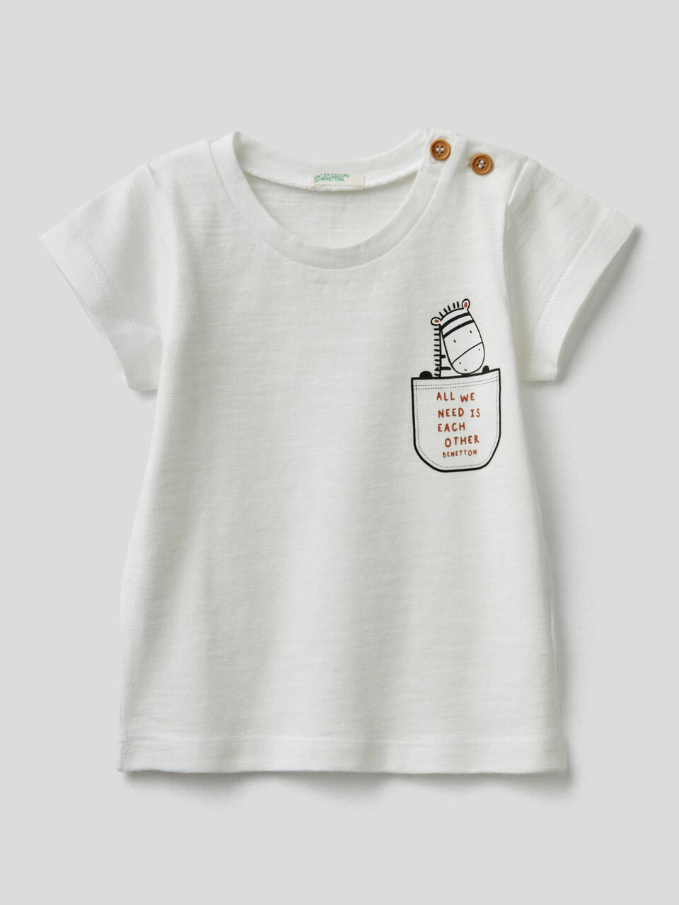 T-Shirt aus reiner Baumwolle mit Print image number 1