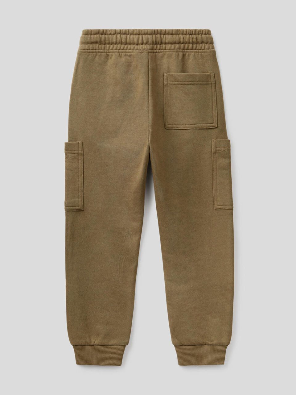 Pantalon cargo en molleton de pur coton image number 2