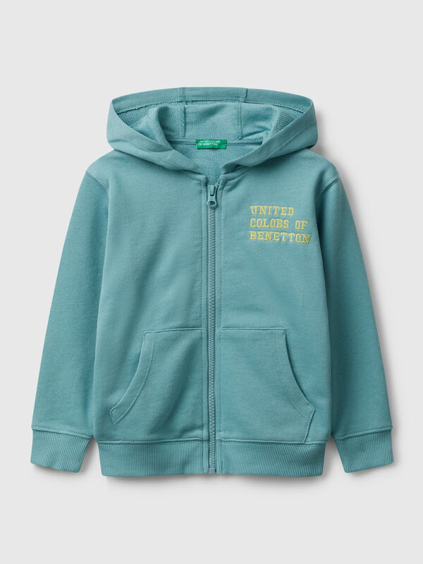 Hoodie mit Stickerei Jungen