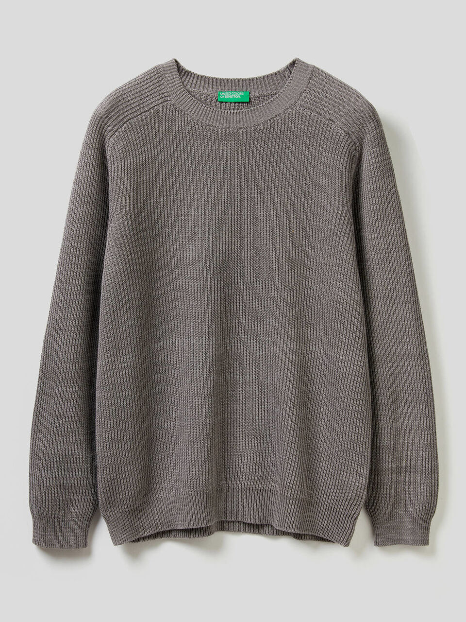 Pullover aus reiner Baumwolle mit Rundausschnitt image number 1