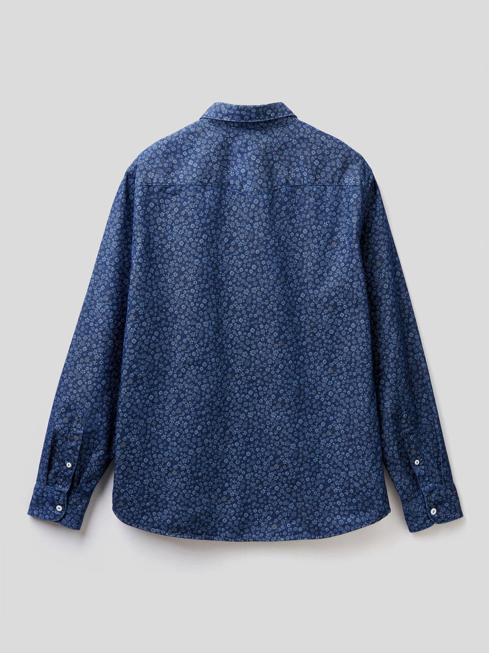 Camicia stampata in puro cotone image number 2