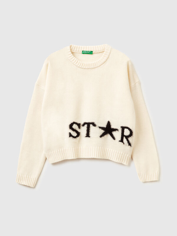 Pullover mit Intarsienarbeit Mädchen