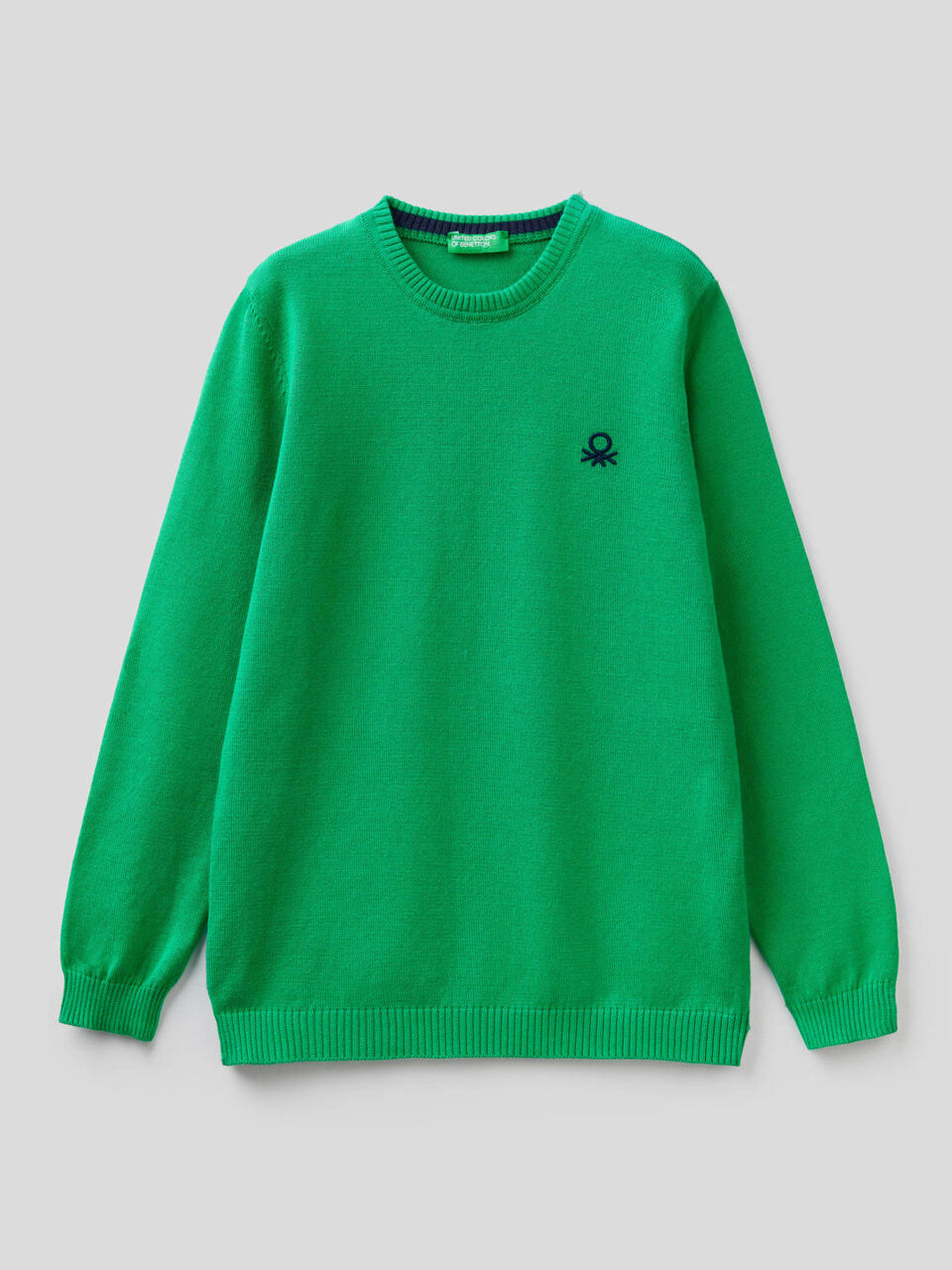 Maglia in puro cotone con logo image number 1