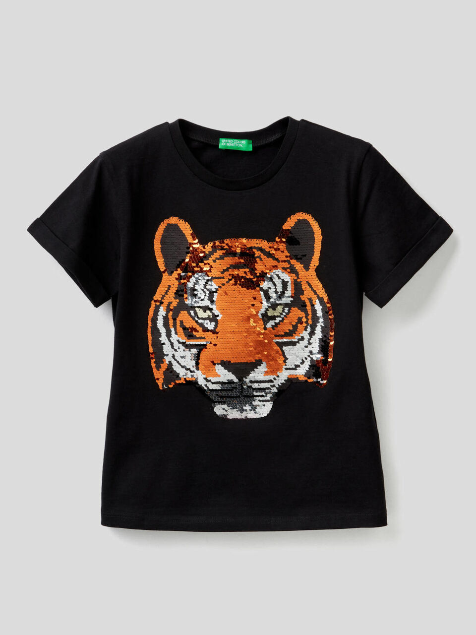 T-Shirt mit Pailletten image number 1