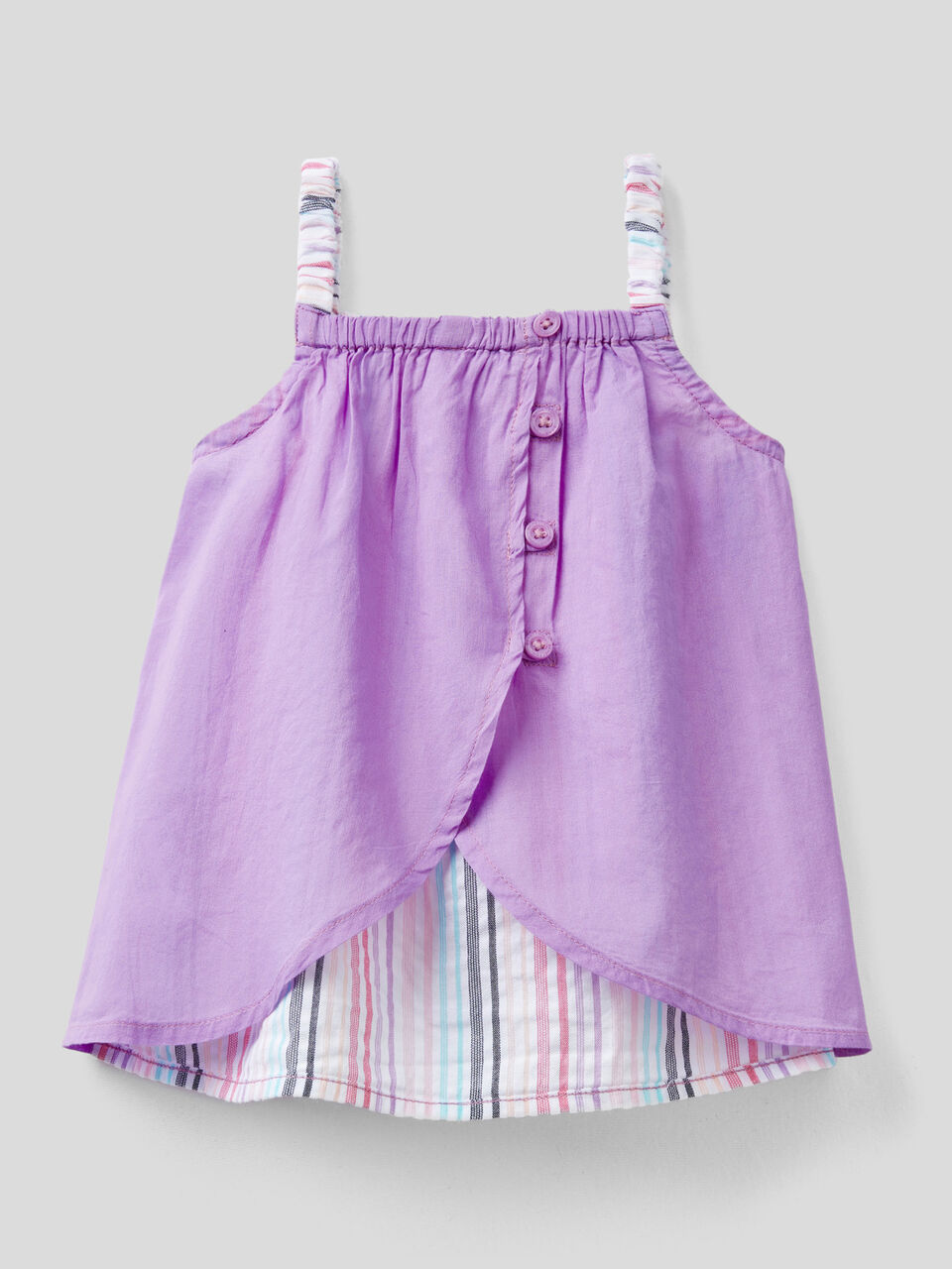 Double fabric tank top image number 2