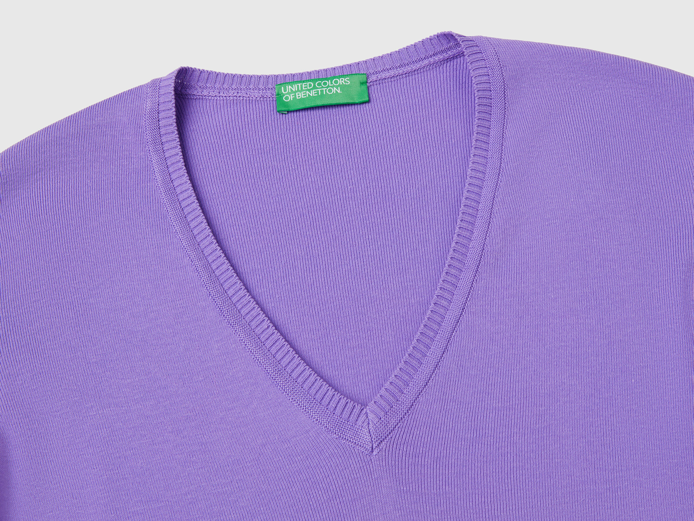 V NECK SWEATER L/S Femme image number 5