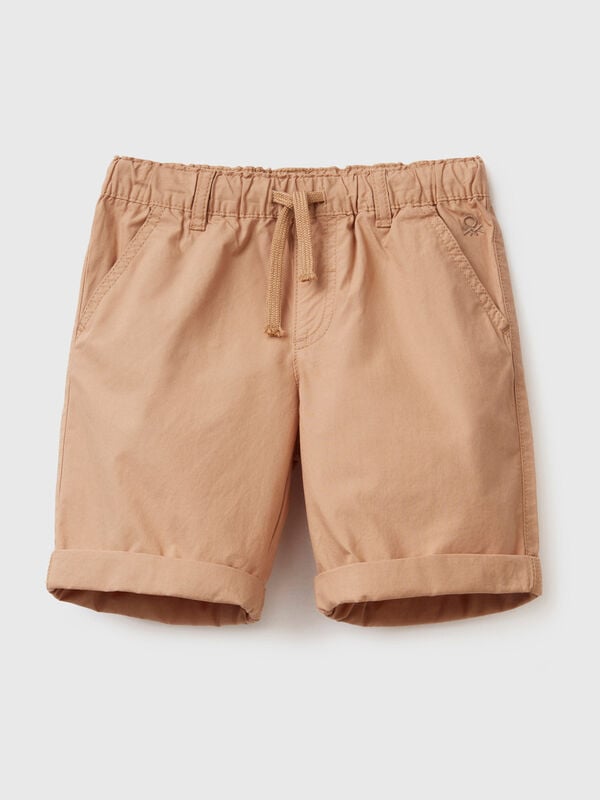 Shorts in 100% Baumwolle mit Tunnelzug Jungen