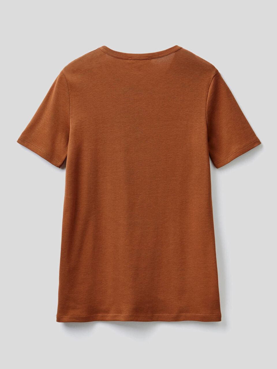 T-shirt 100% cotone con stampa logo glitter image number 2