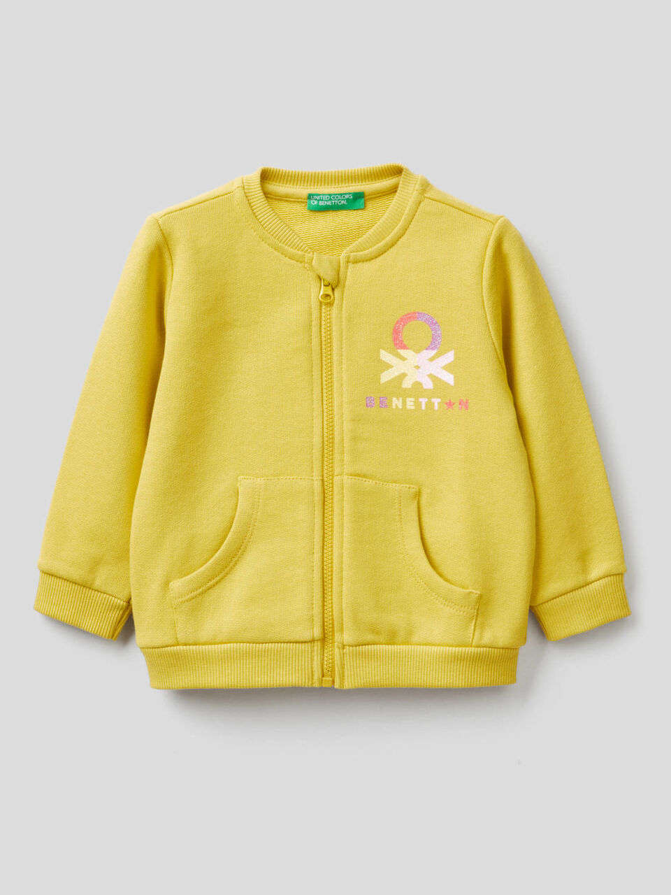 Sweatshirt aus Bio-Baumwolle mit Reißverschluss image number 1