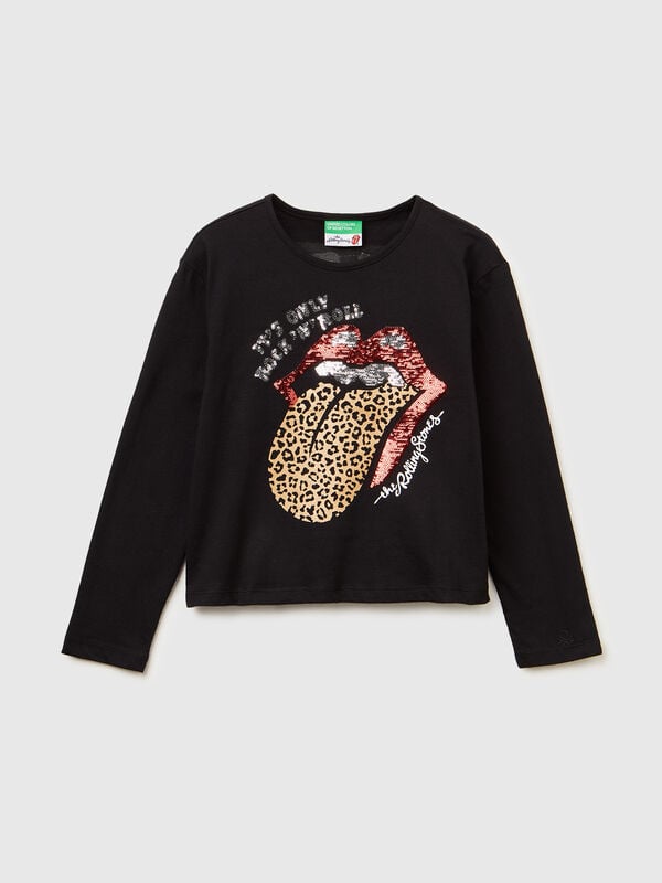 Maglietta boxy fit  "The Rolling Stones" Bambina