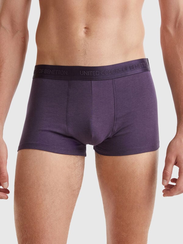 Boxer en mélange de lyocell Homme