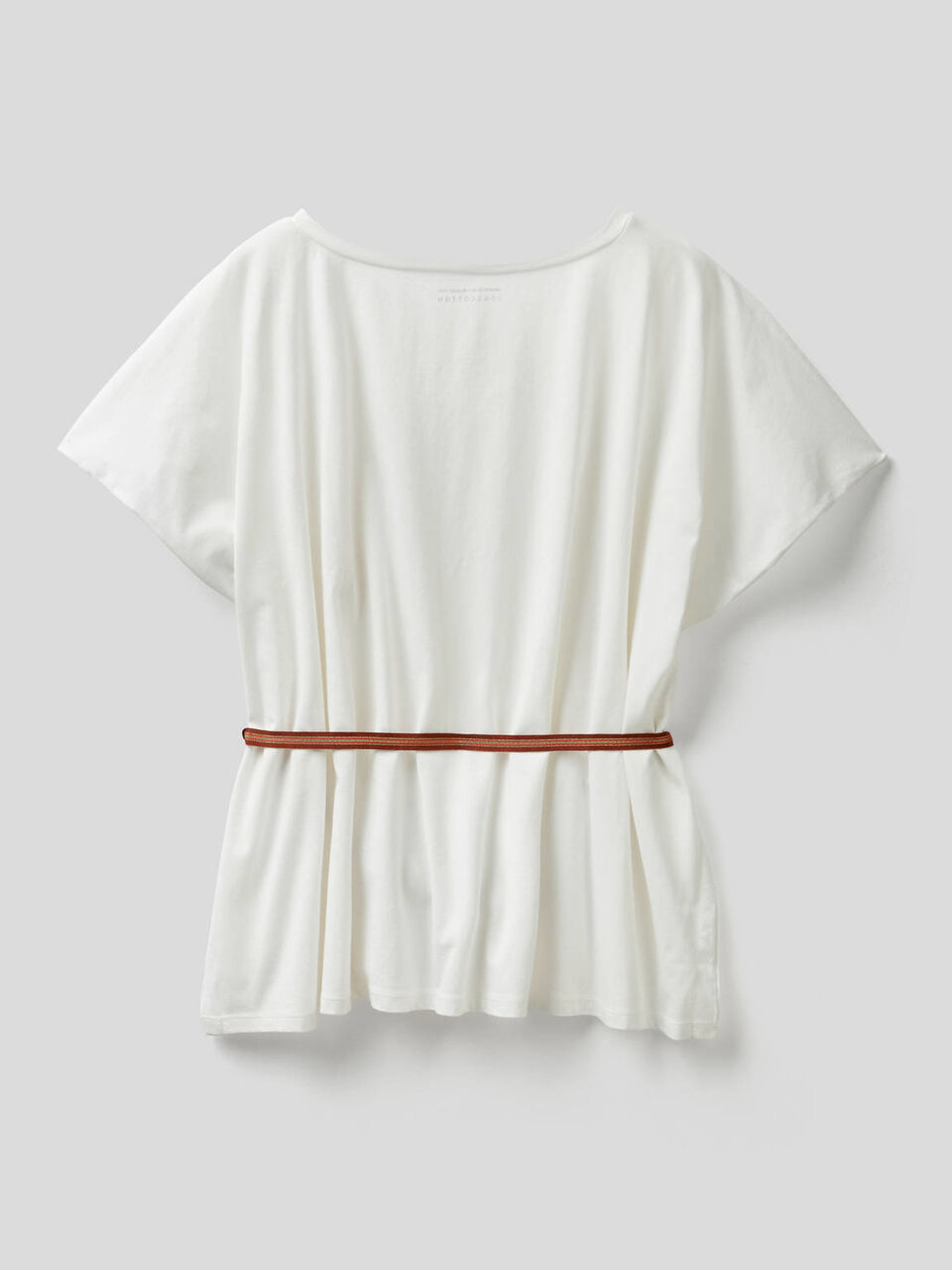 T-Shirt mit Lurex-Gürtel image number 2