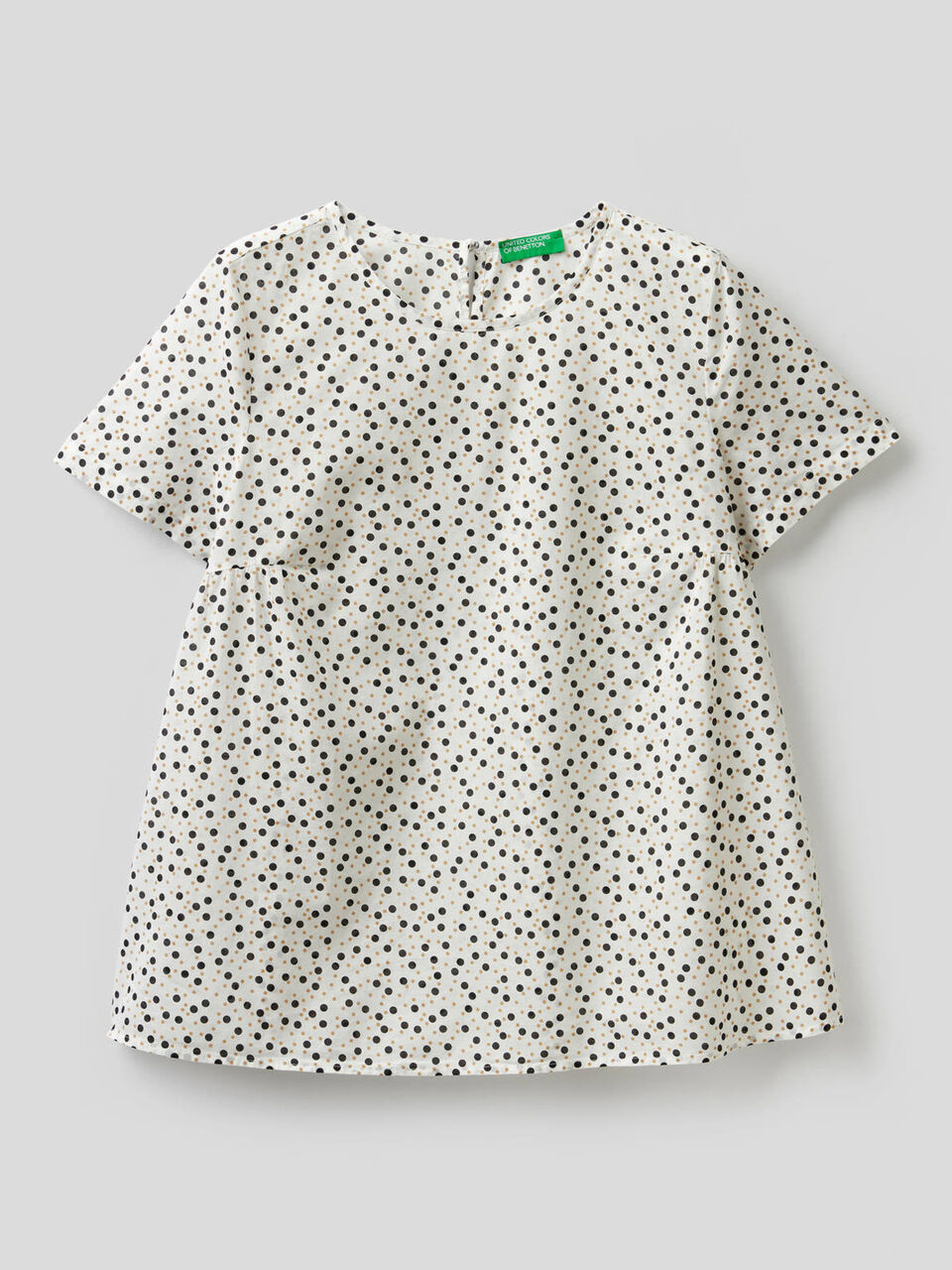 Blouse à motifs en pur coton image number 1