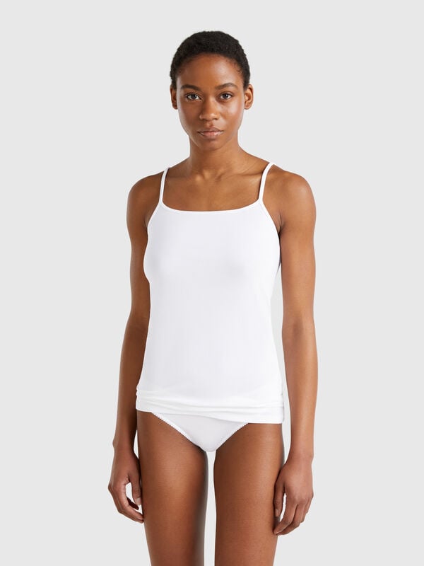 Tanktop aus Stretch-Bio-Baumwolle Damen