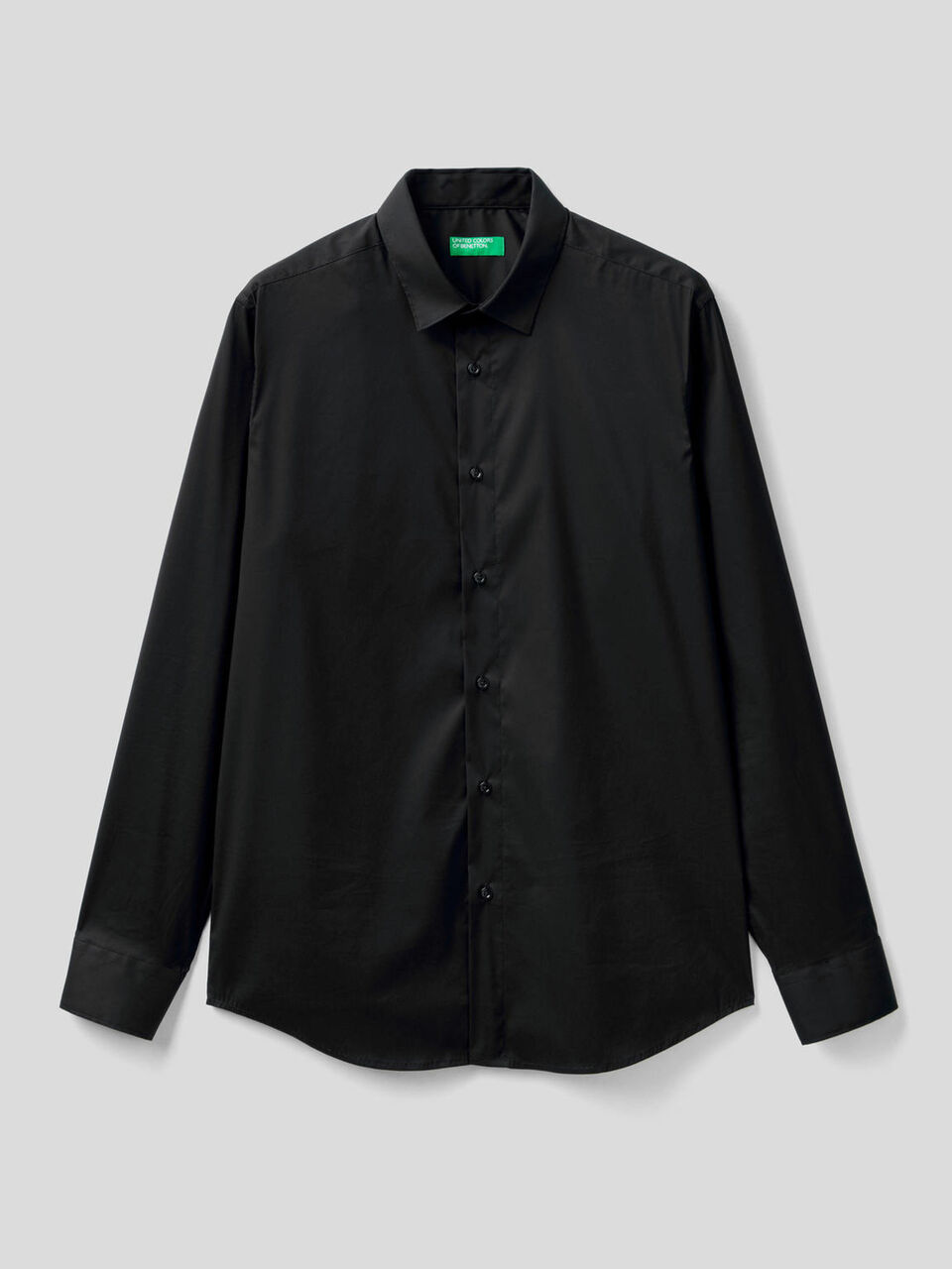 Chemise coupe slim unie image number 1