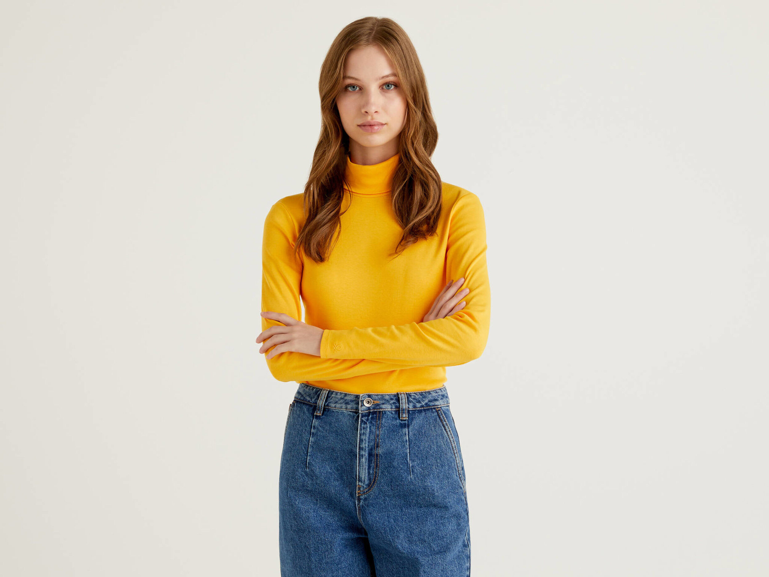 high neck long sleeve