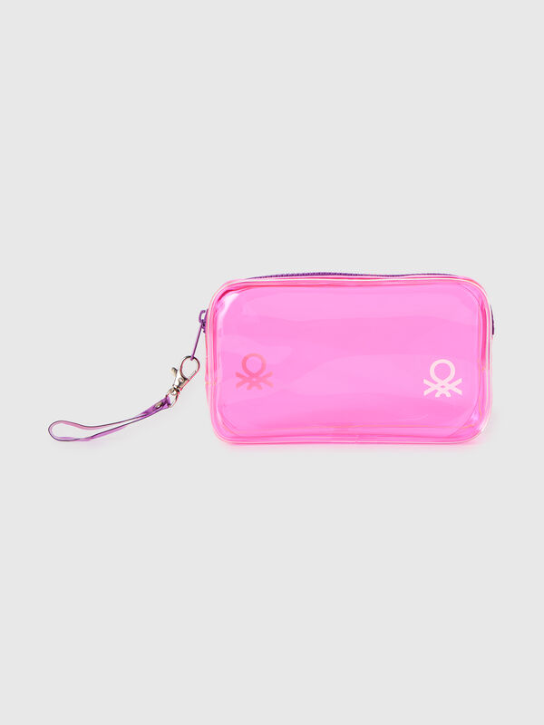 Beauty case in PVC con logo