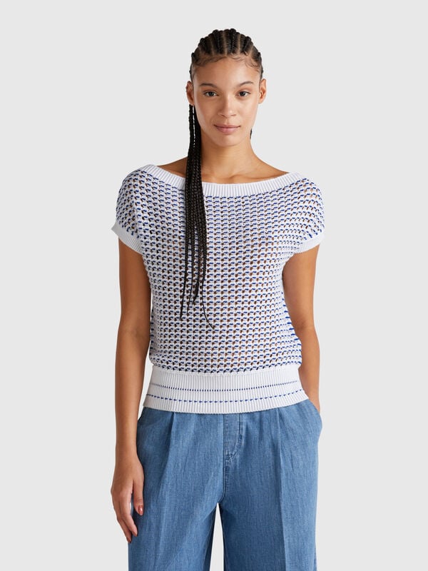 Pull au crochet Femme