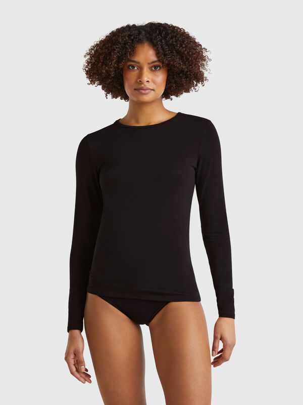 Super stretch cotton t-shirt Women