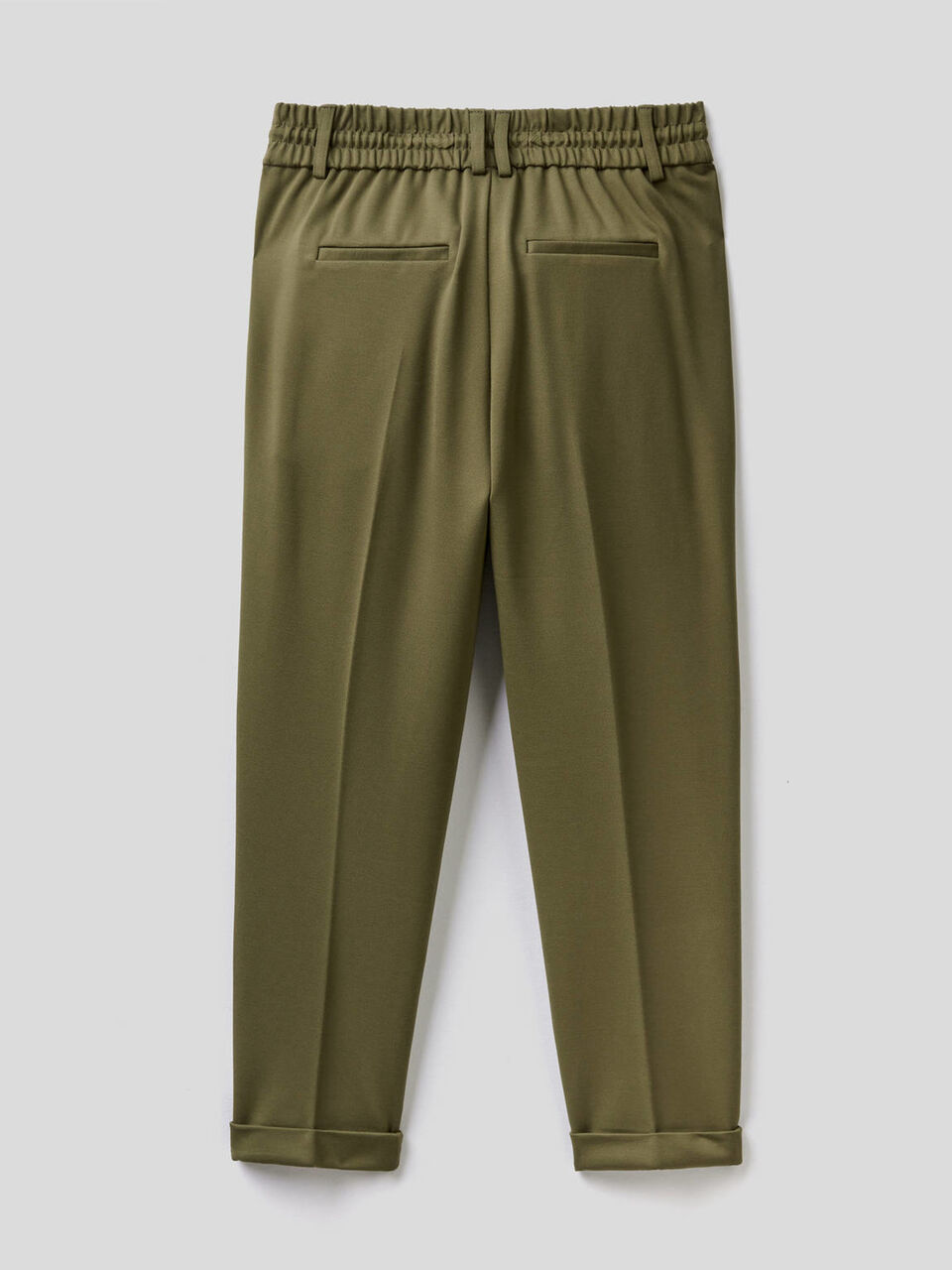 Pantalon avec cordon de serrage et revers image number 2