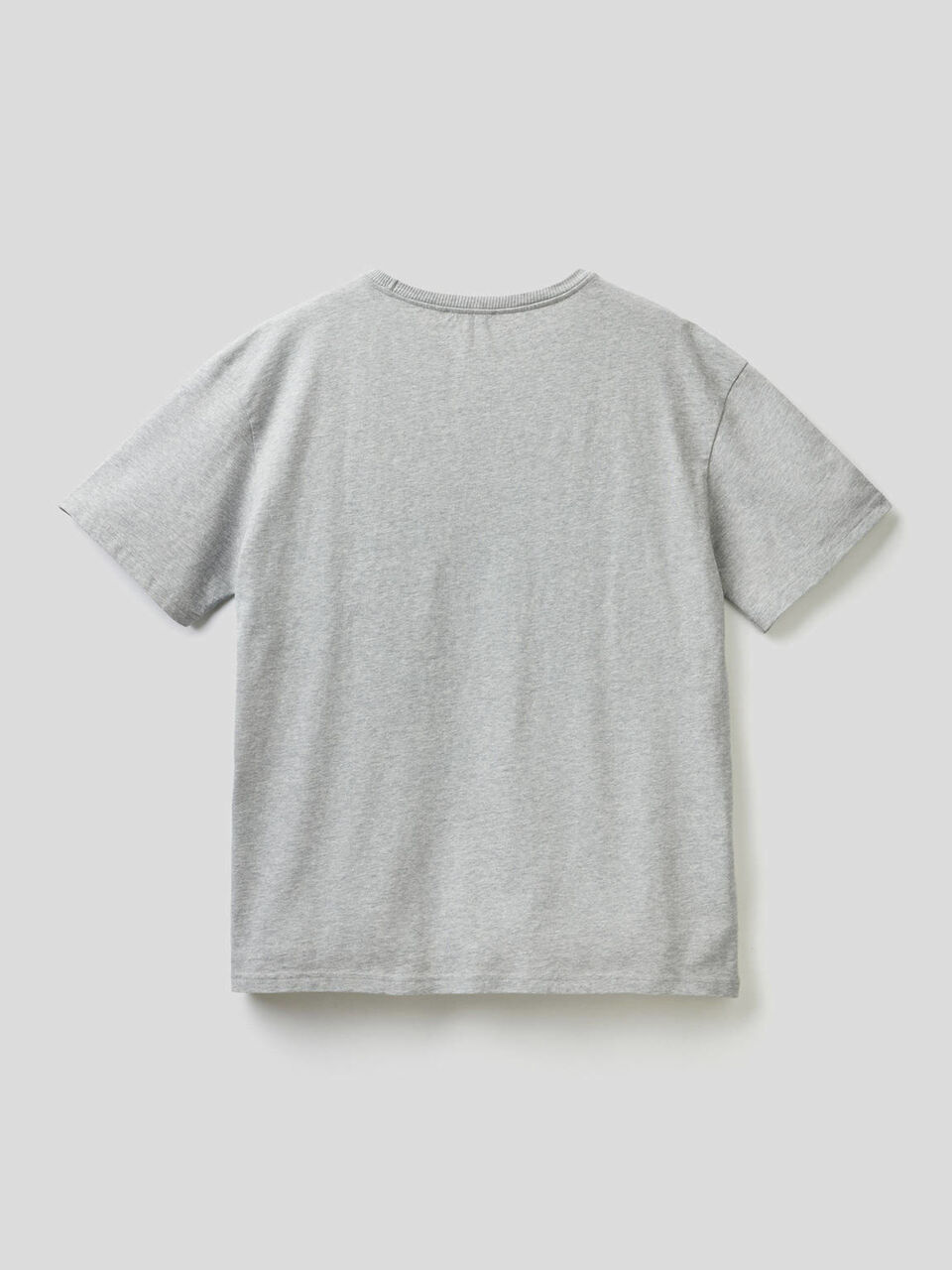 T-shirt 100% cotone con banda a contrasto image number null