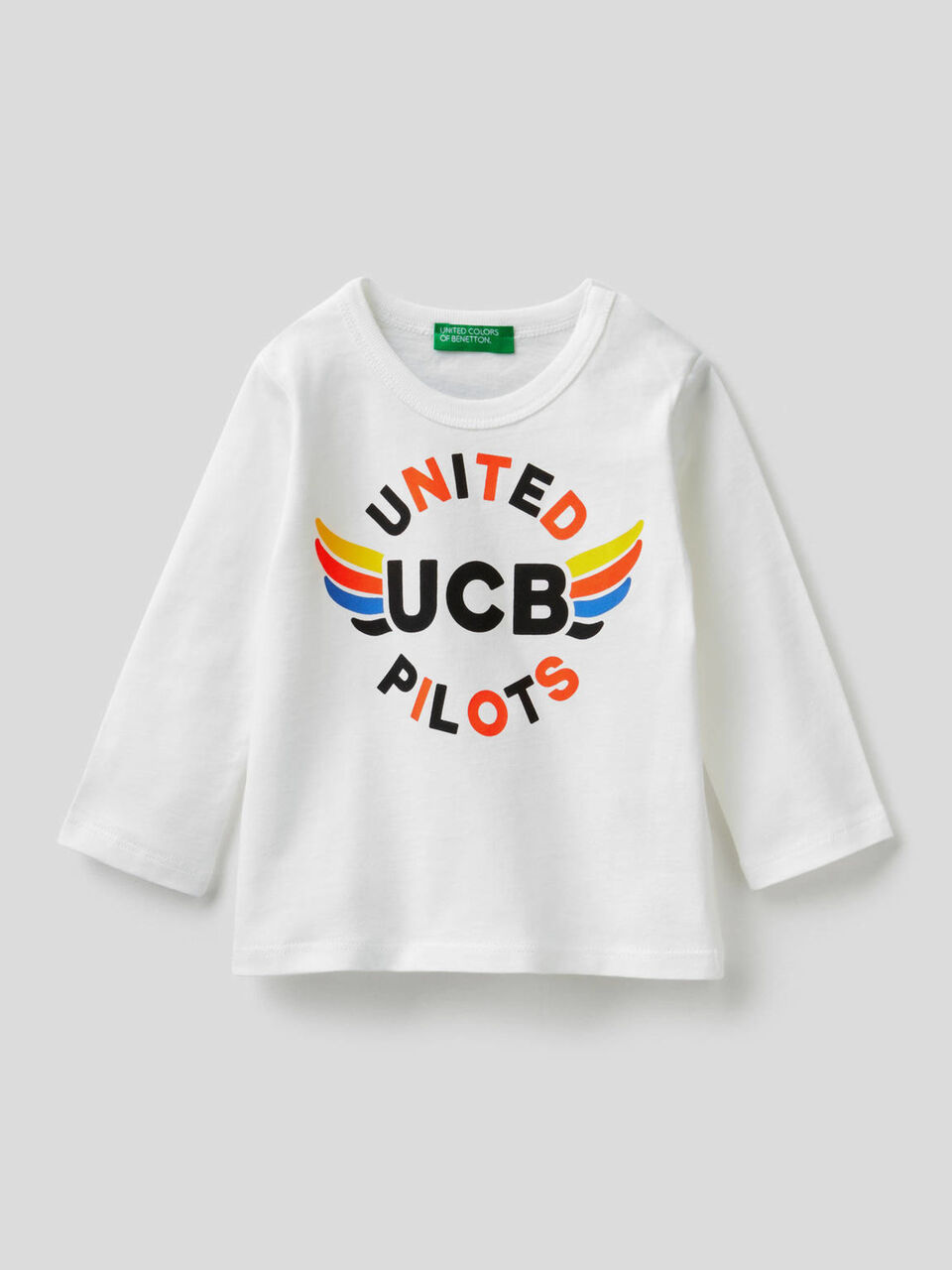 T-shirt manches longues en coton bio image number 1
