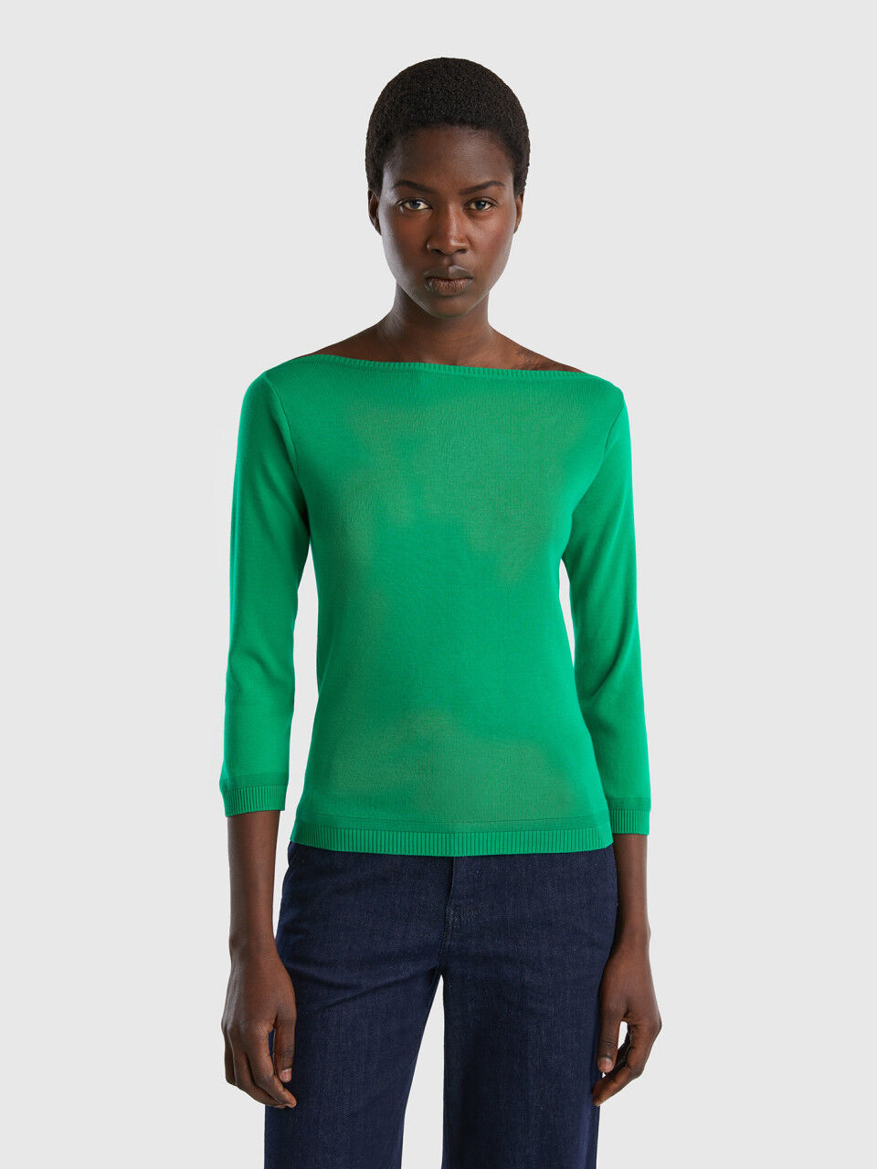 Cotone Tricot Maglieria Iconica Donna Collezione 2024 Benetton
