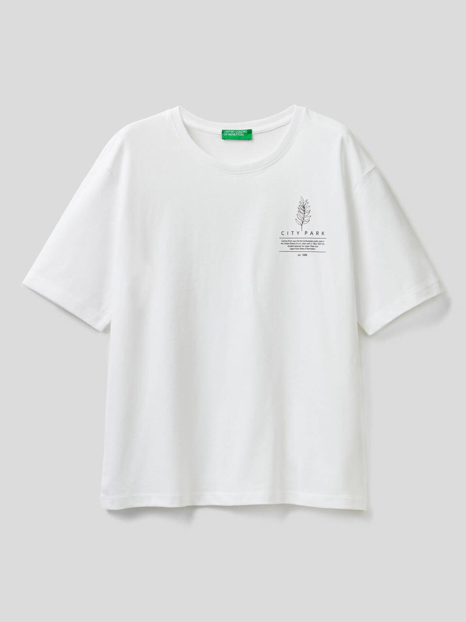 T-shirt avec message en 100% coton bio image number 1