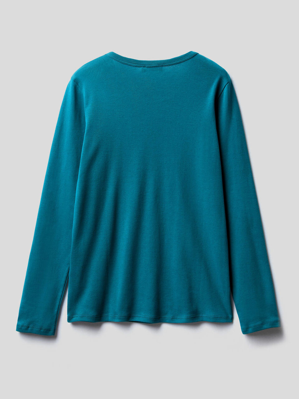 T-shirt a manica lunga in puro cotone image number 2
