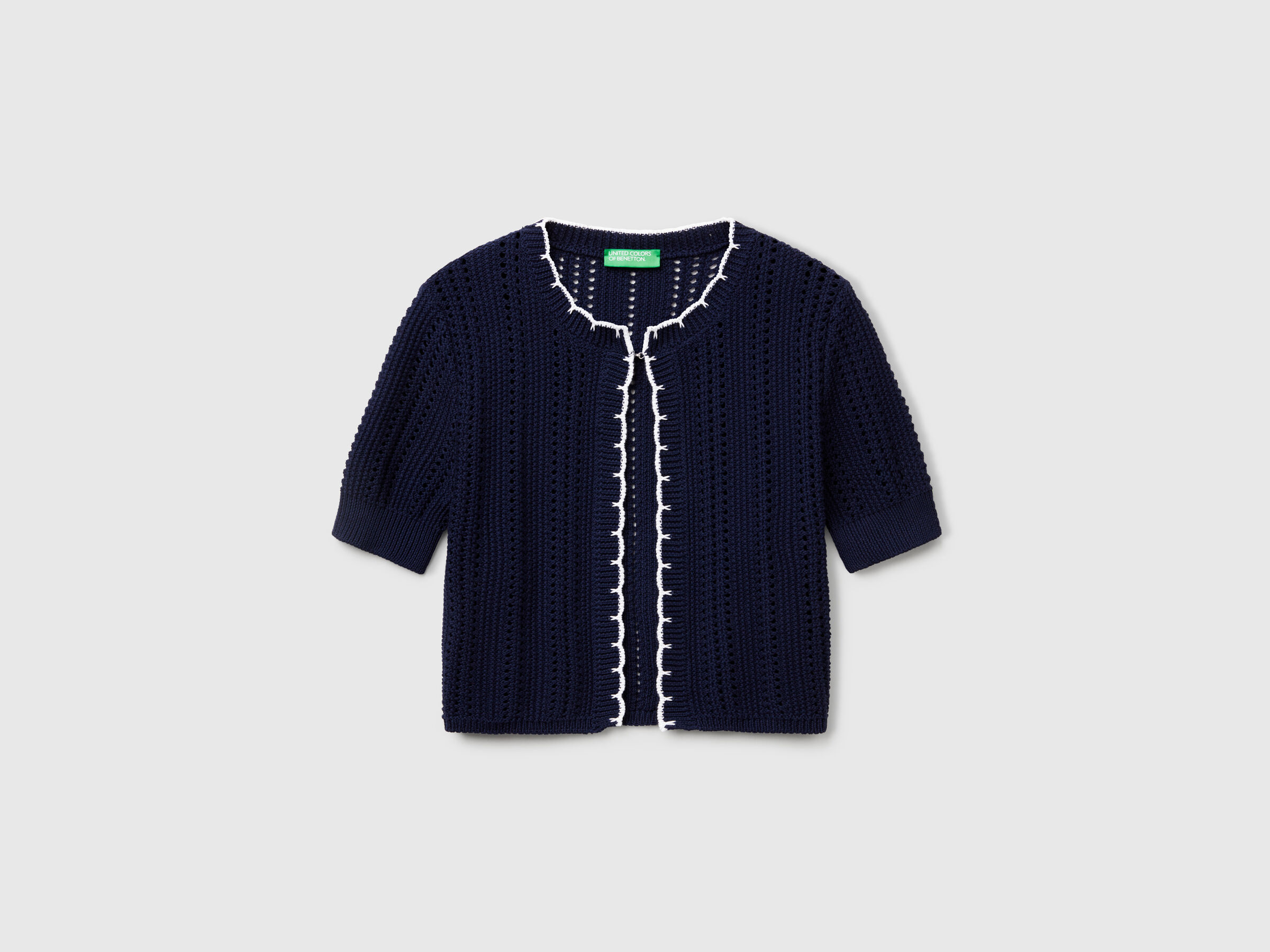 BUTTONED SWEATER H/S Women image number 3