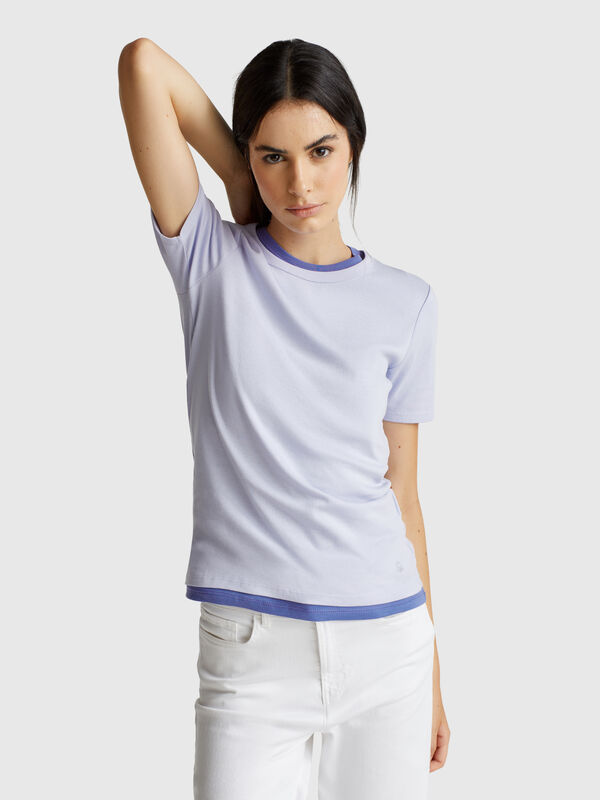 T-Shirt mit normaler Passform Damen