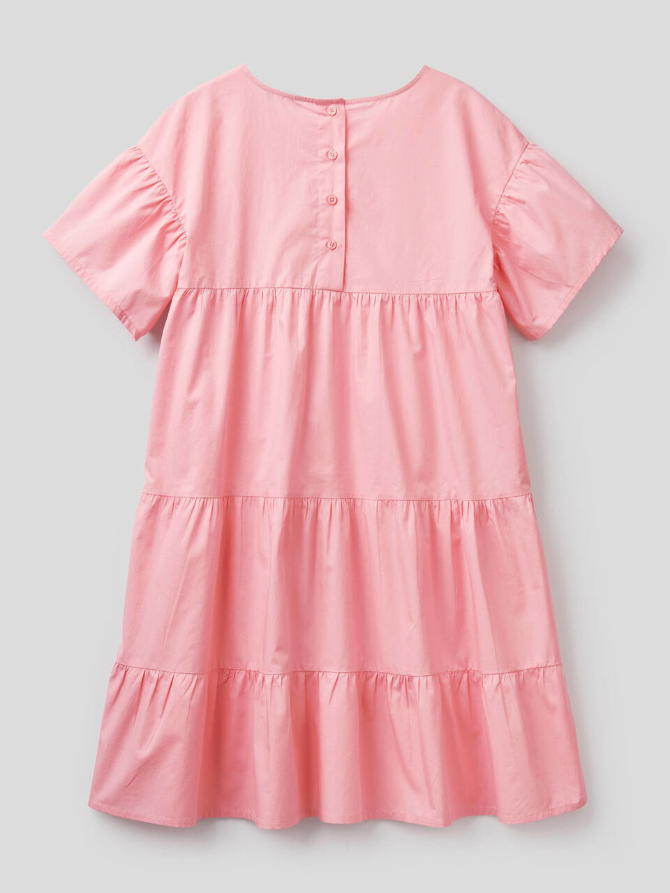 Weites Kleid aus 100% Baumwolle mit Rüschen image number 2