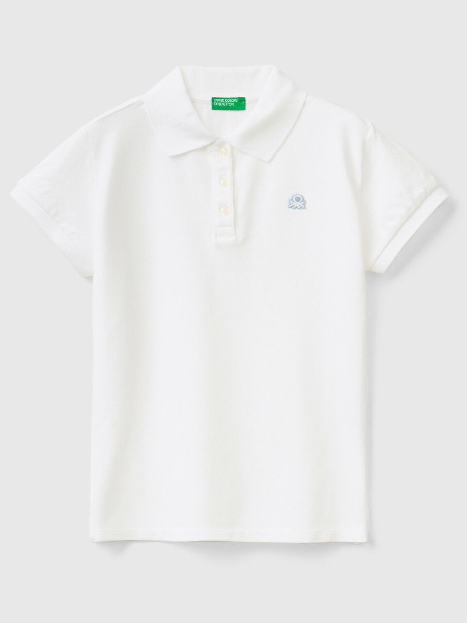 Polo bianca sale bimba