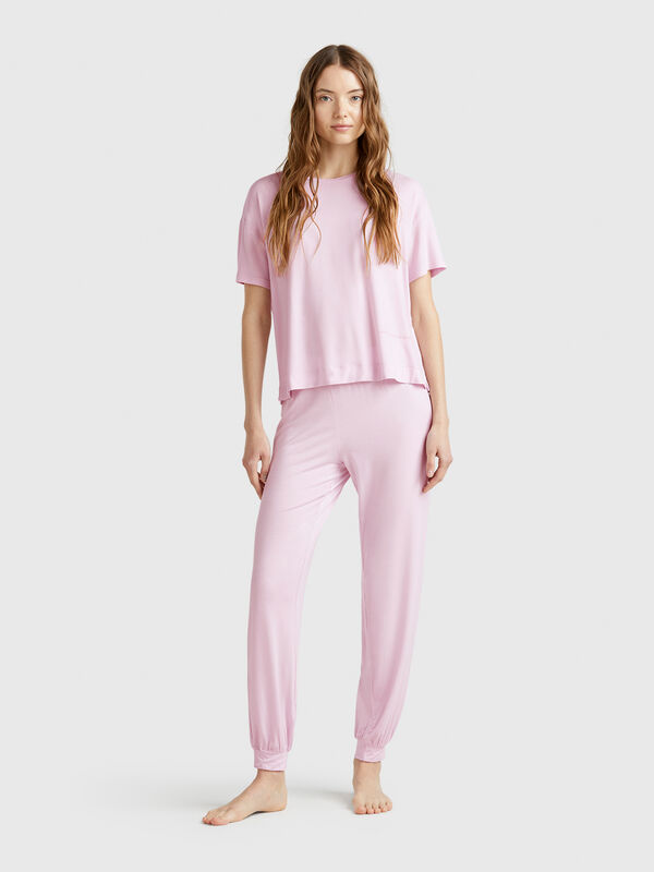 Pantaloni in Modal stretch Donna