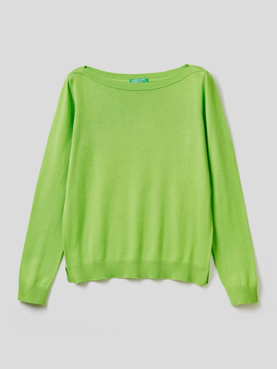 Boat neck sweater image number 1
