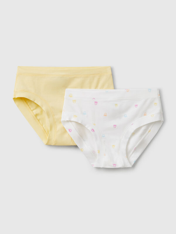 Due slip in cotone super stretch Bambina