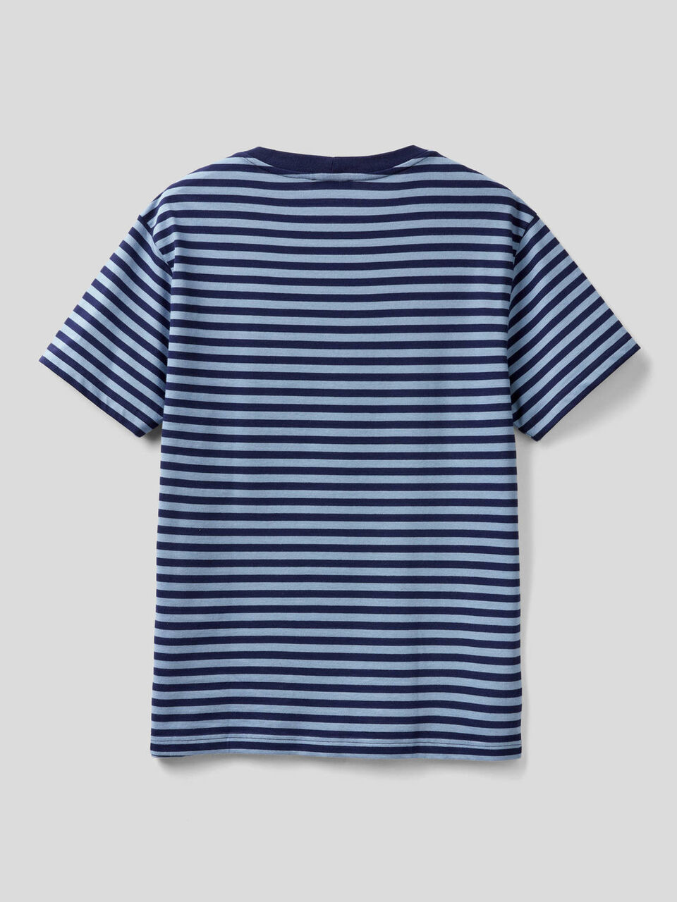 T-shirt a righe in 100% cotone bio image number 2