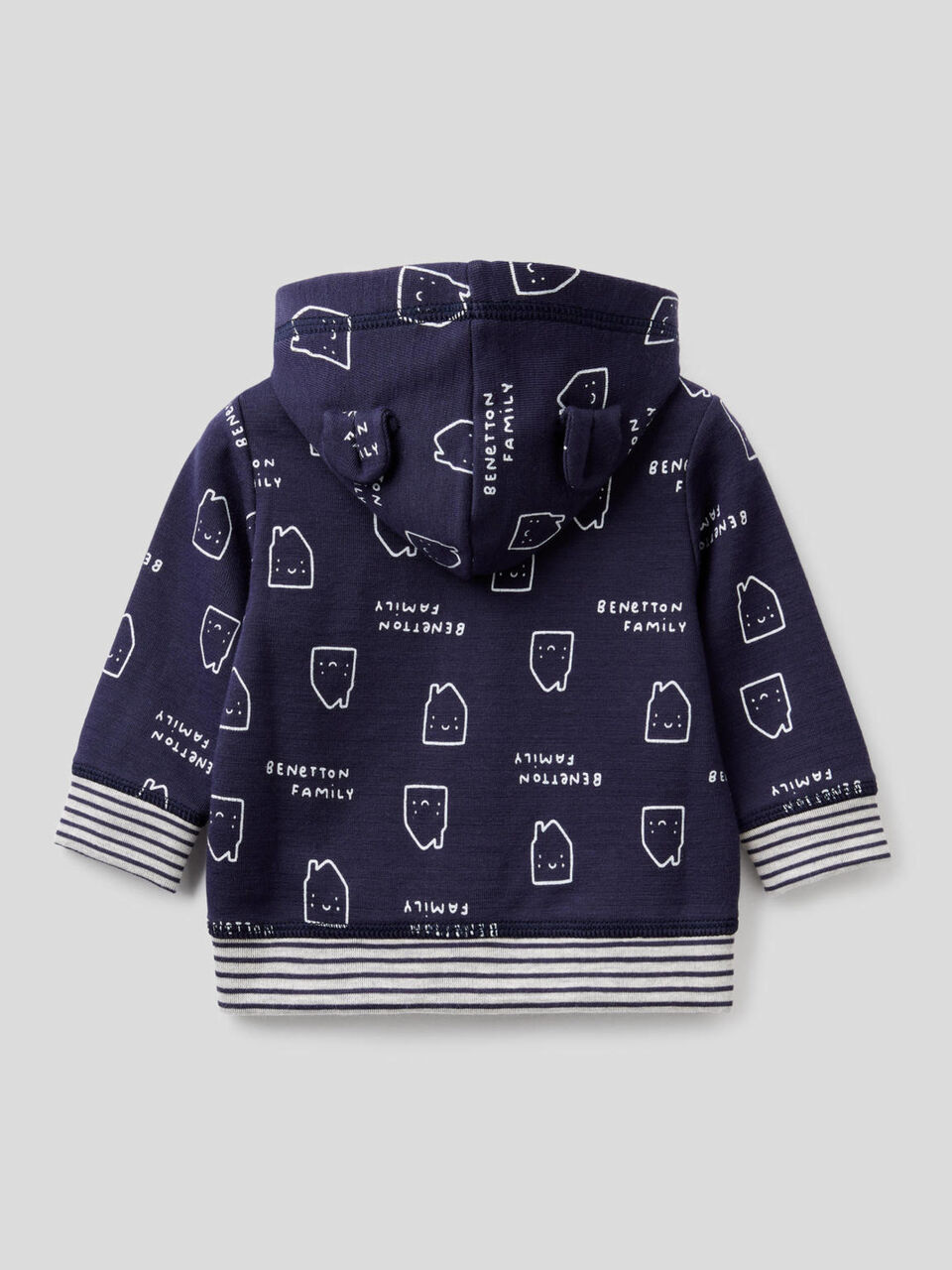 Hoodie in stretch organic cotton image number 2