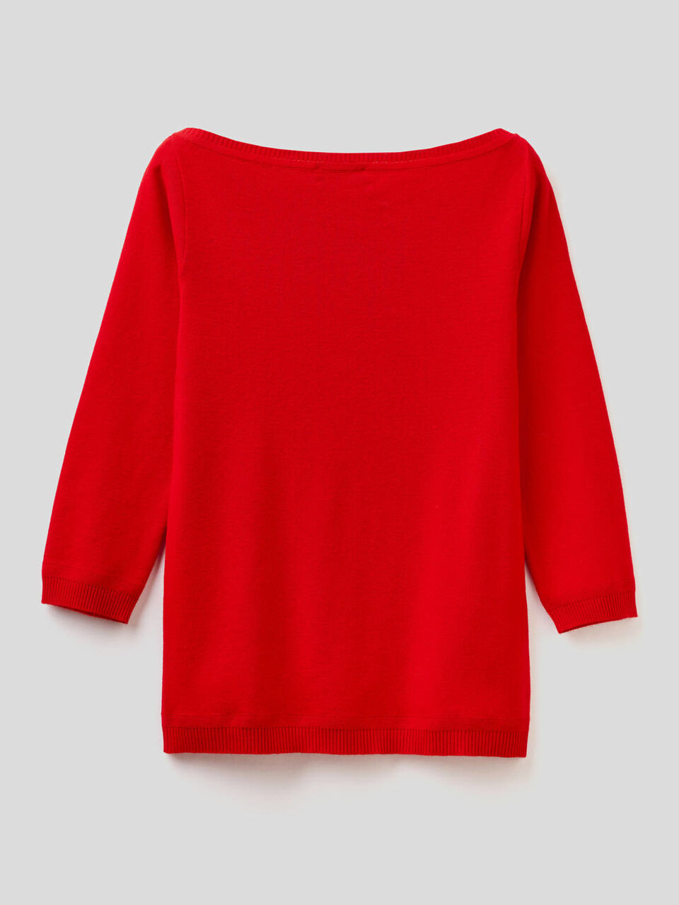 Pull 100% coton avec encolure bateau image number 2
