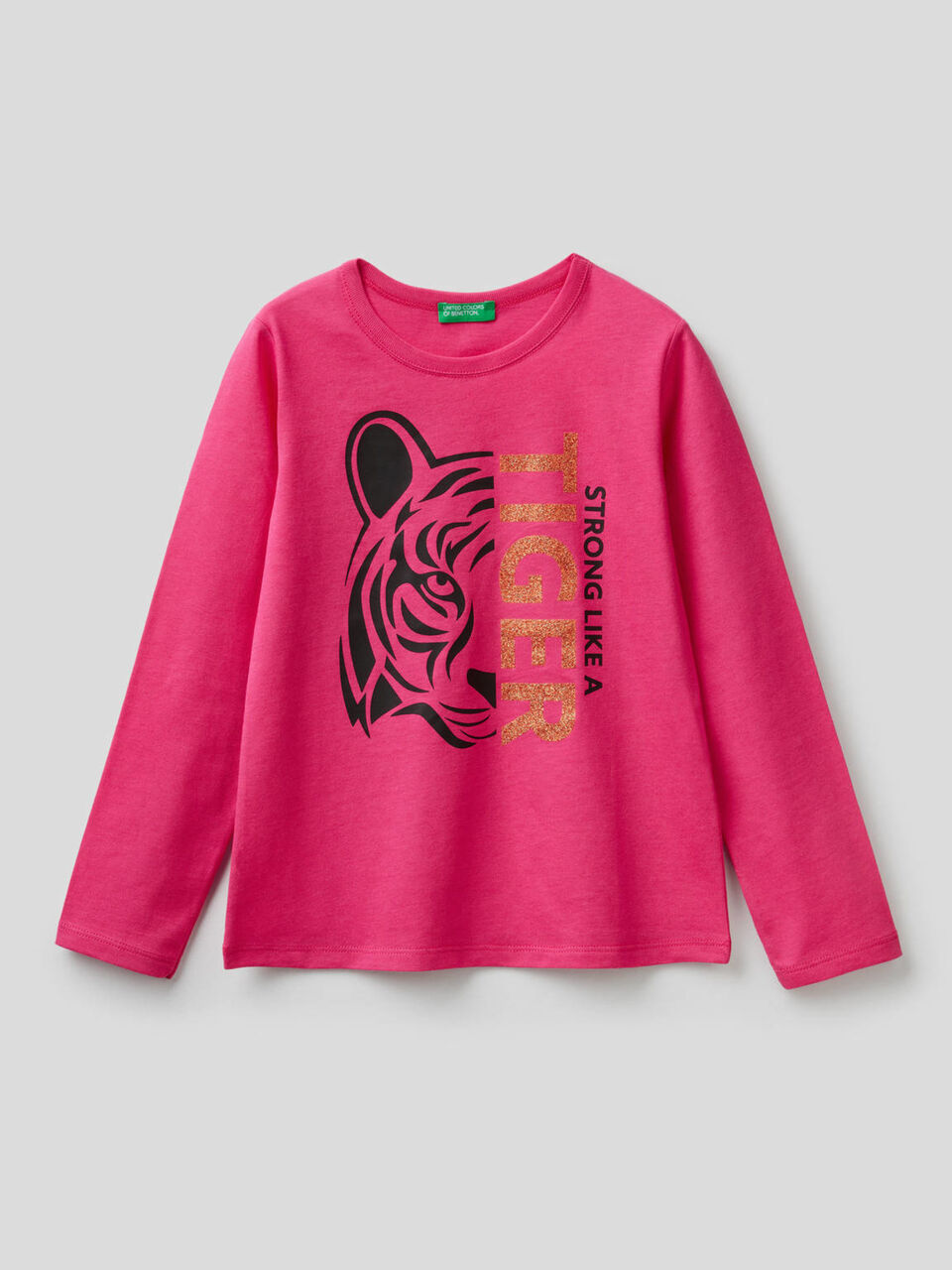 Printed t-shirt in 100% cotton image number 1