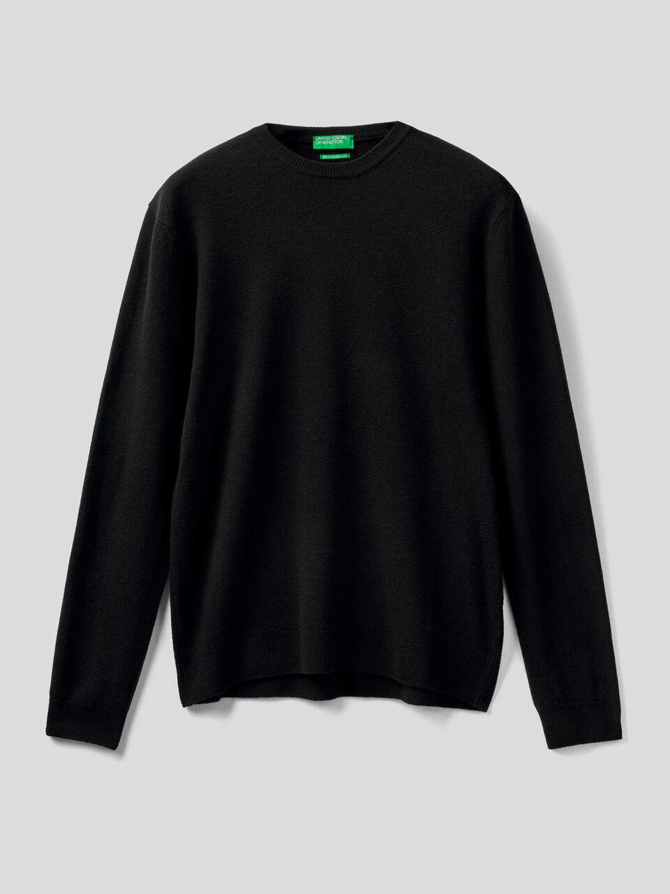 Maglia girocollo in pura lana vergine image number null