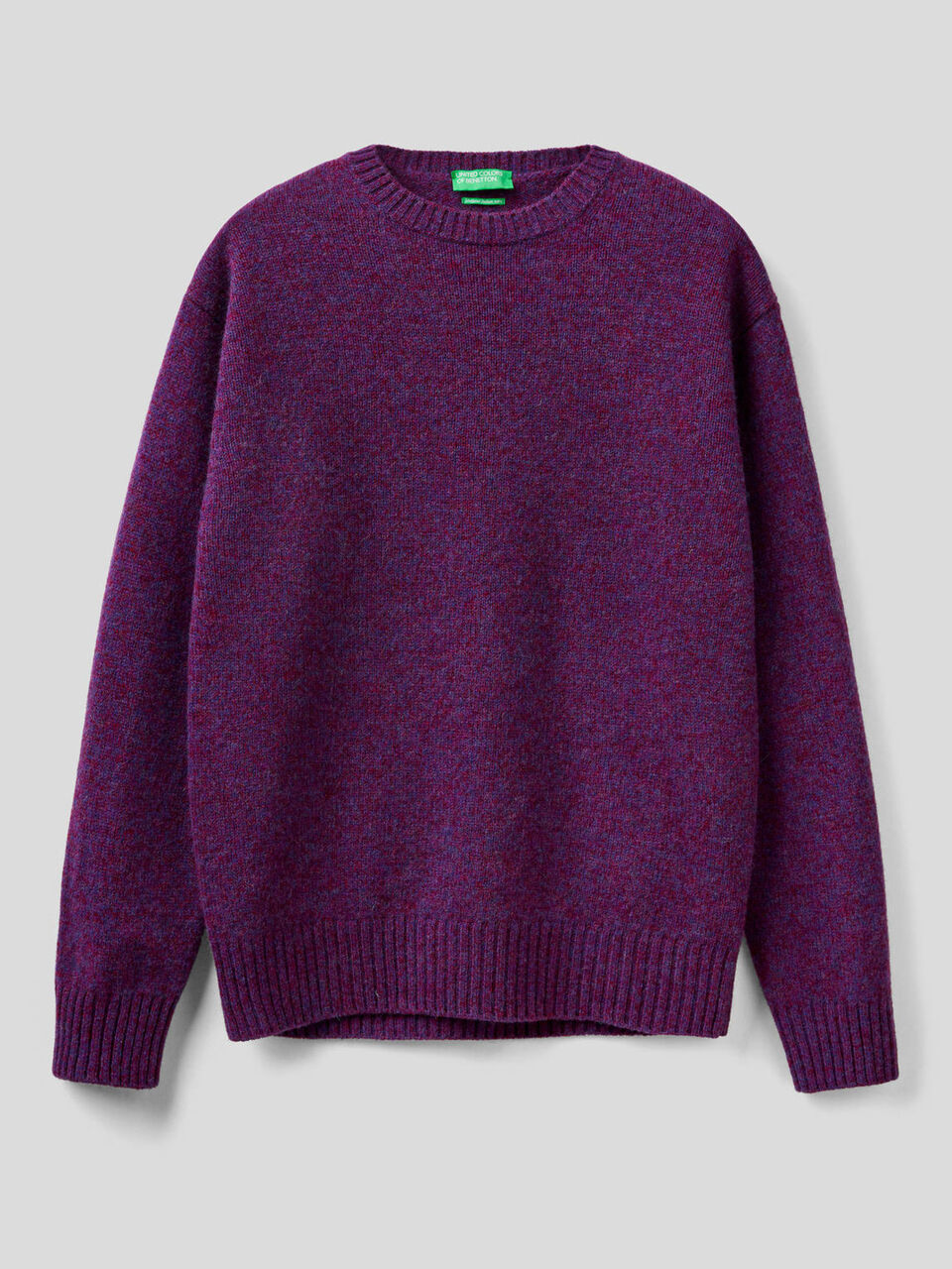 Pullover aus reiner Shetlandwolle mit Rundausschnitt image number 1