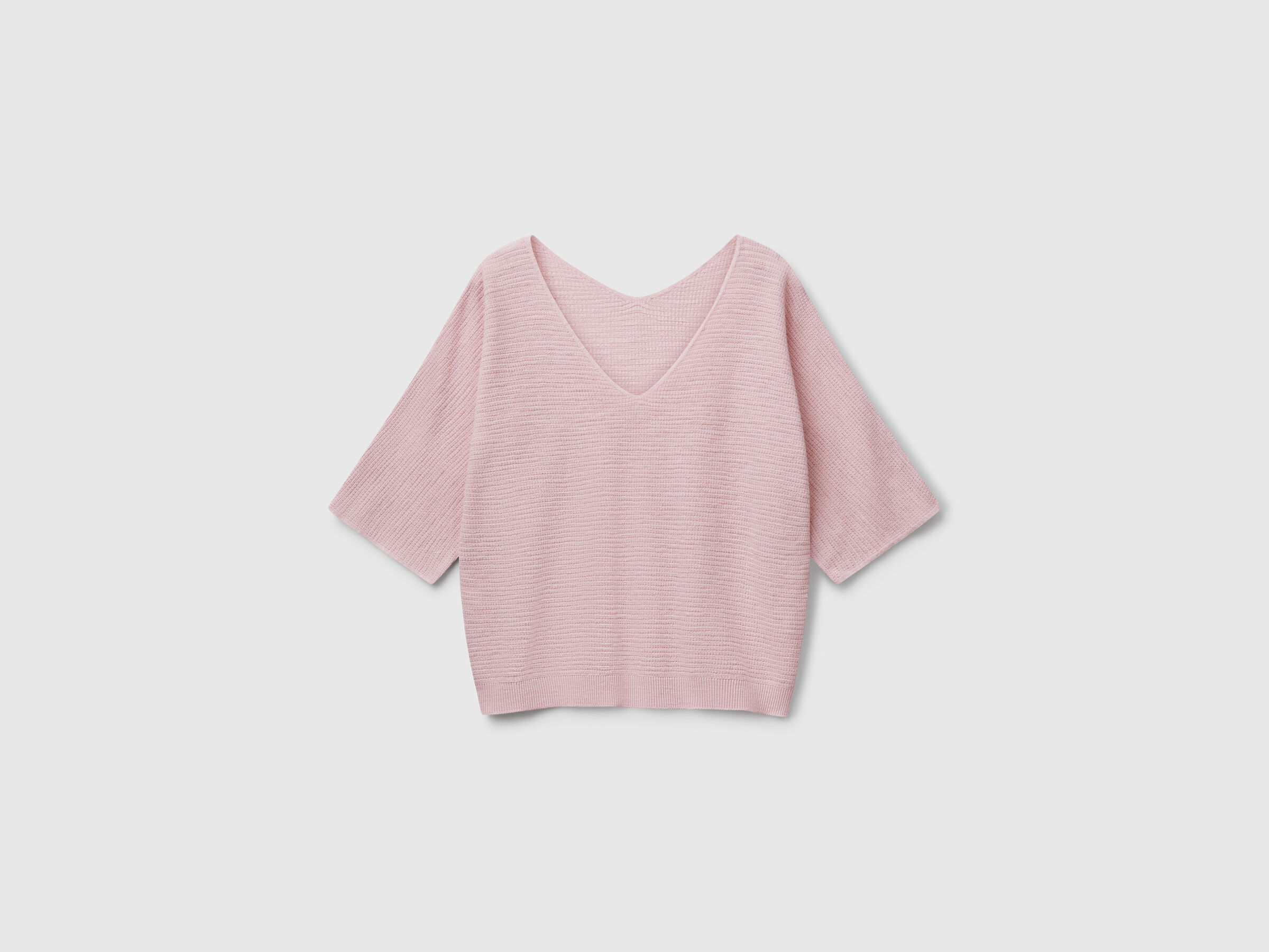 MAGLIA SCOLLO V M/M Donna image number 4