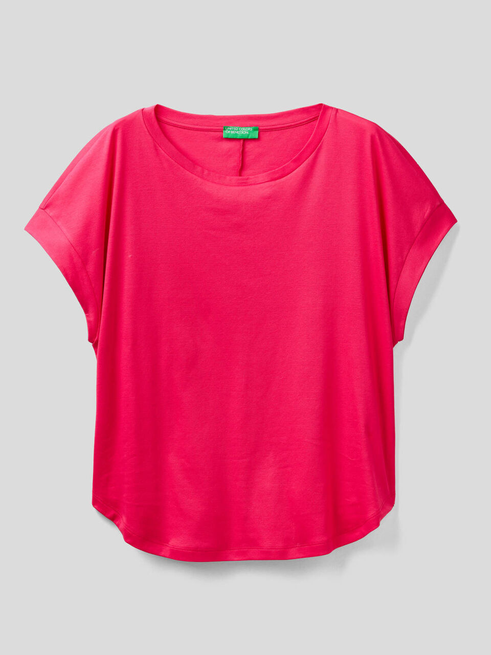T-Shirt aus 100% Baumwolle mit Kimonoärmeln image number 1