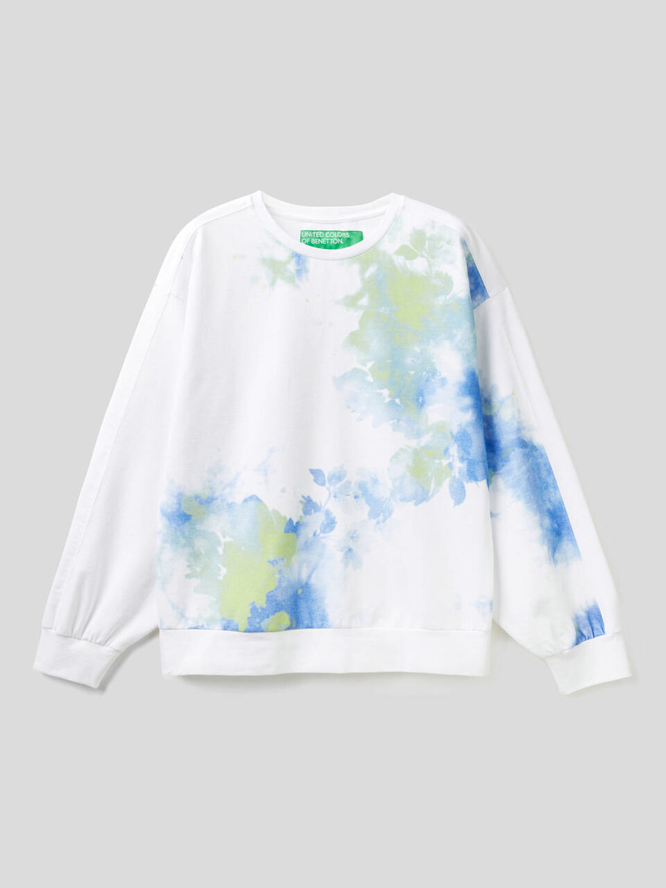 Felpa effetto tie-dye image number 1