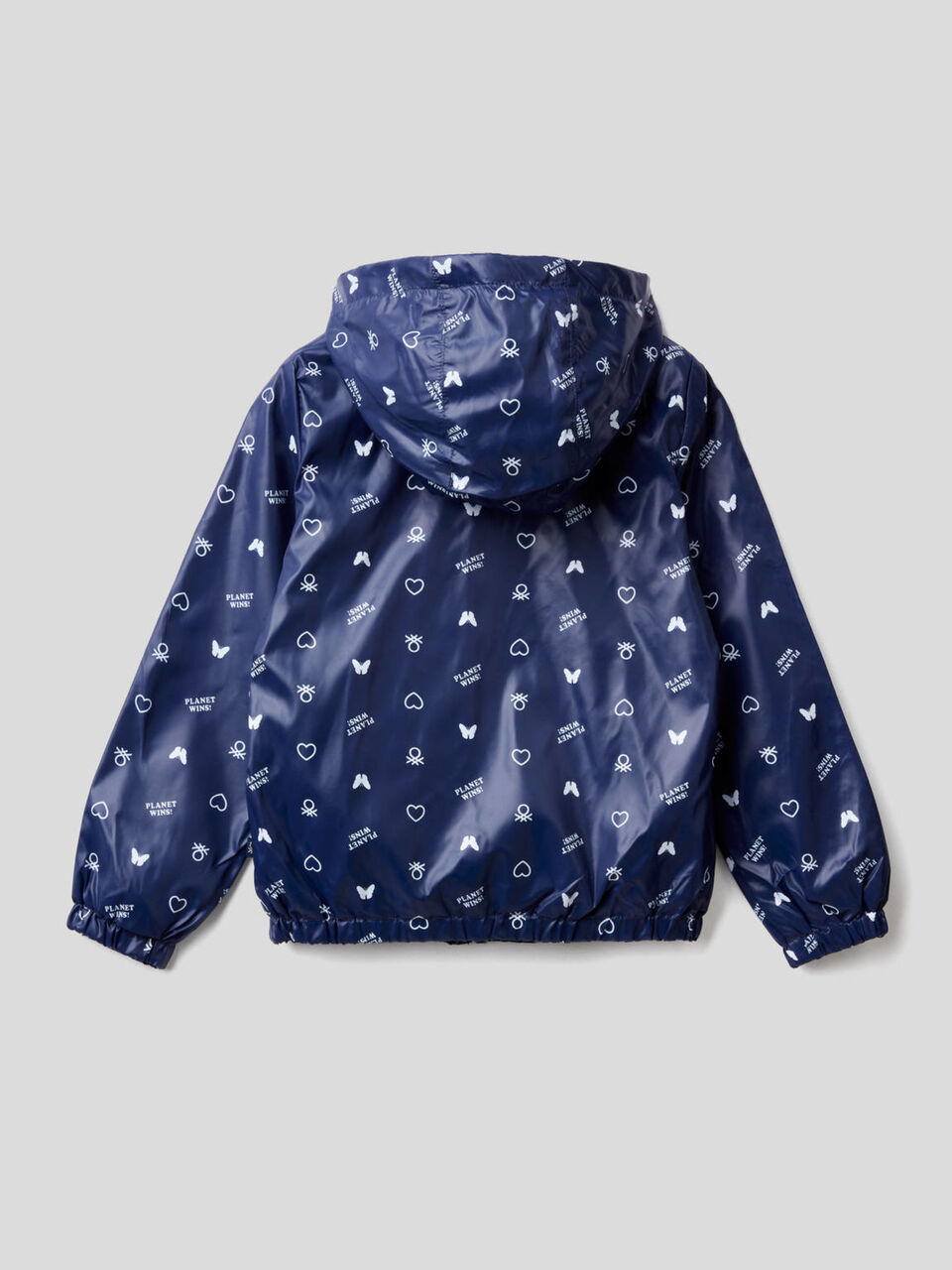 Blouson avec capuche en tissu technique image number 2