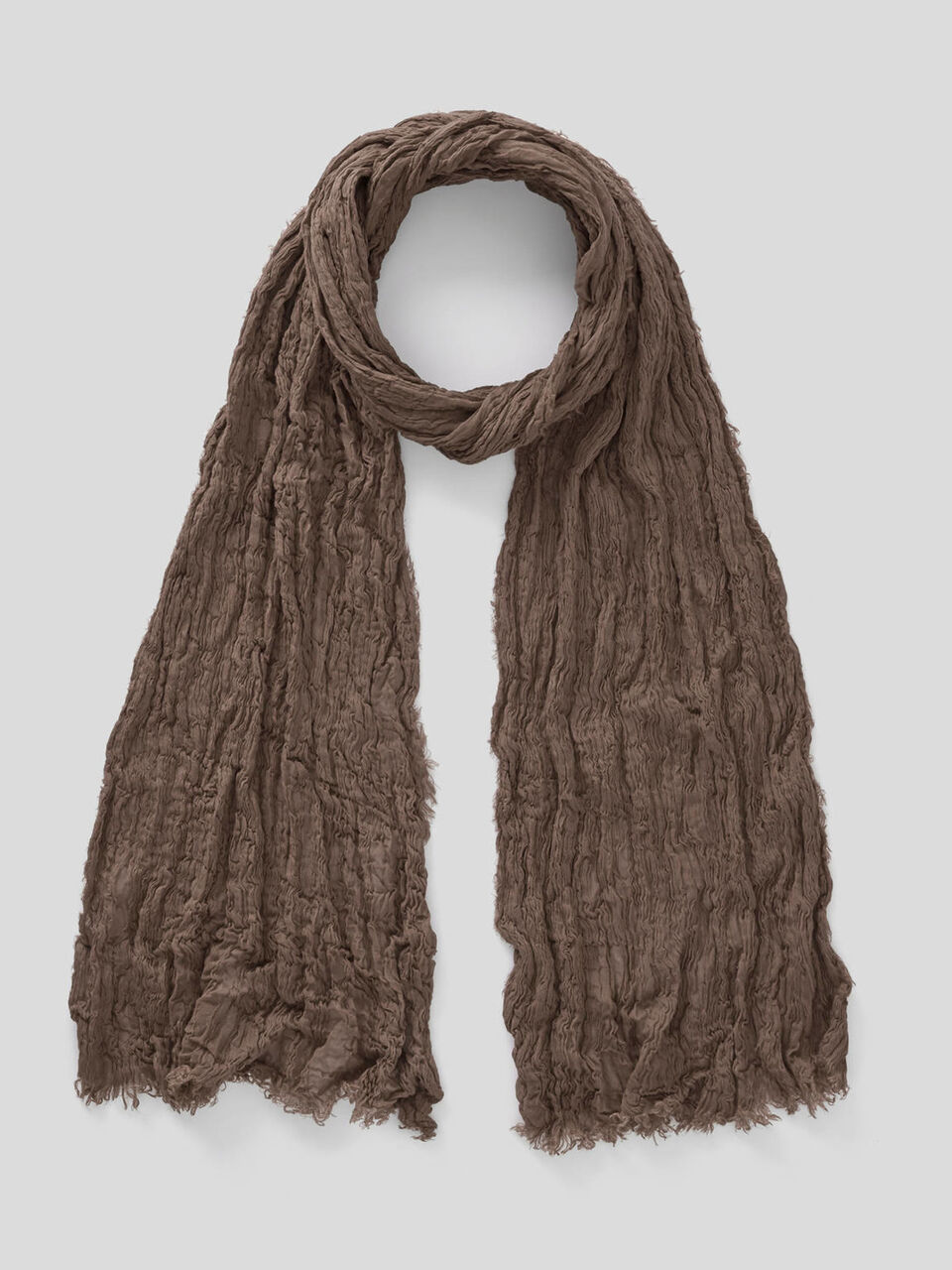 Crumpled look scarf image number 1