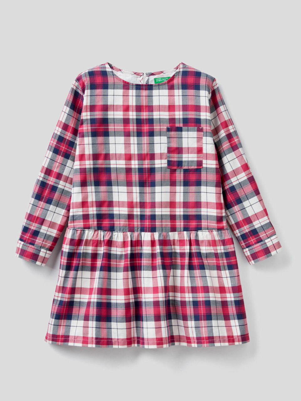 Vestito a quadri in misto cotone image number 1