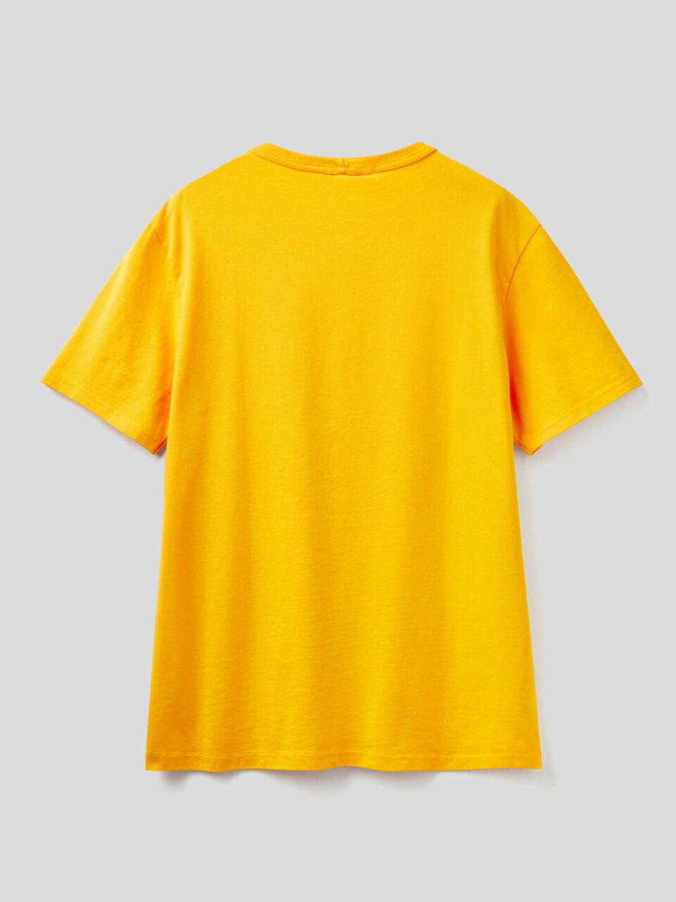 Organic cotton t-shirt with logo print image number 2