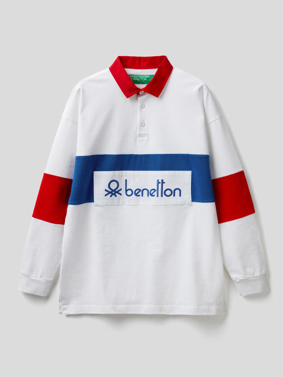 Rugby polo in organic cotton image number null
